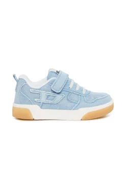 Denim-Mania | Denim-Mania>DIESEL D-Skt Strap denim low trainers indigo