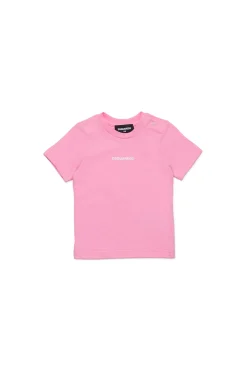 T-Shirts | Activewear>DSQUARED2 branded T-shirt minnie pink