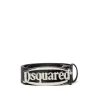 Belts>DSQUARED2 leather belt with buckle black
