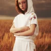 Sweatshirts>MARNI Egg shape sweatshirt with flowers white
