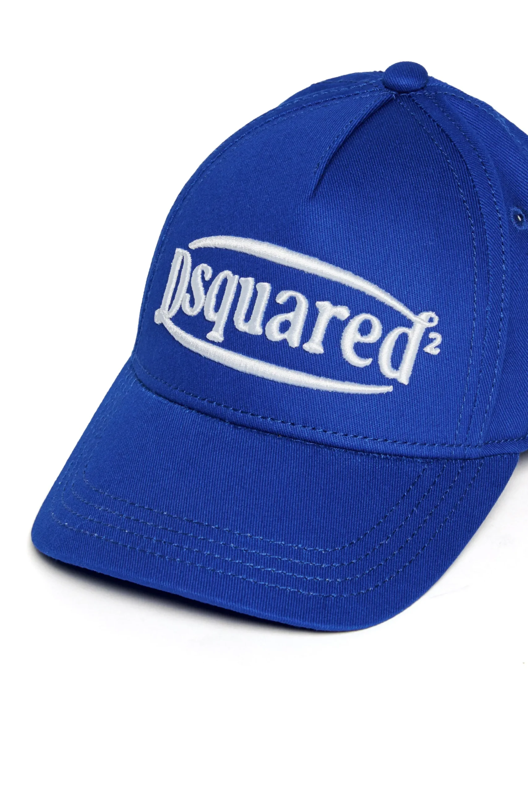 Accessories | Logomania>DSQUARED2 Embroidered logo baseball cap blue surf the web