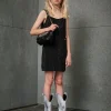 Dresses | Party Looks>DSQUARED2 Evening dress with rhinestones black