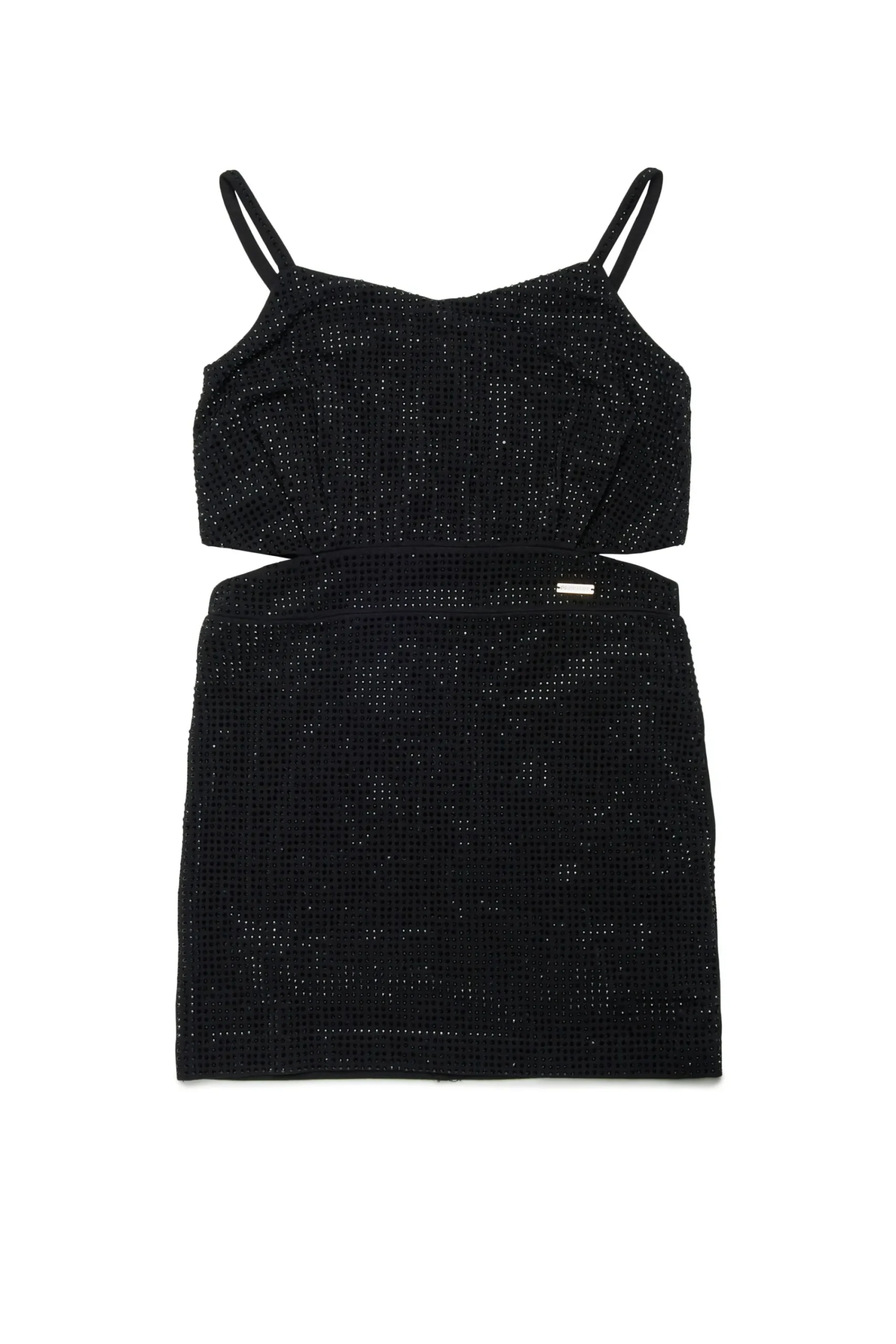 Dresses | Party Looks>DSQUARED2 Evening dress with rhinestones black