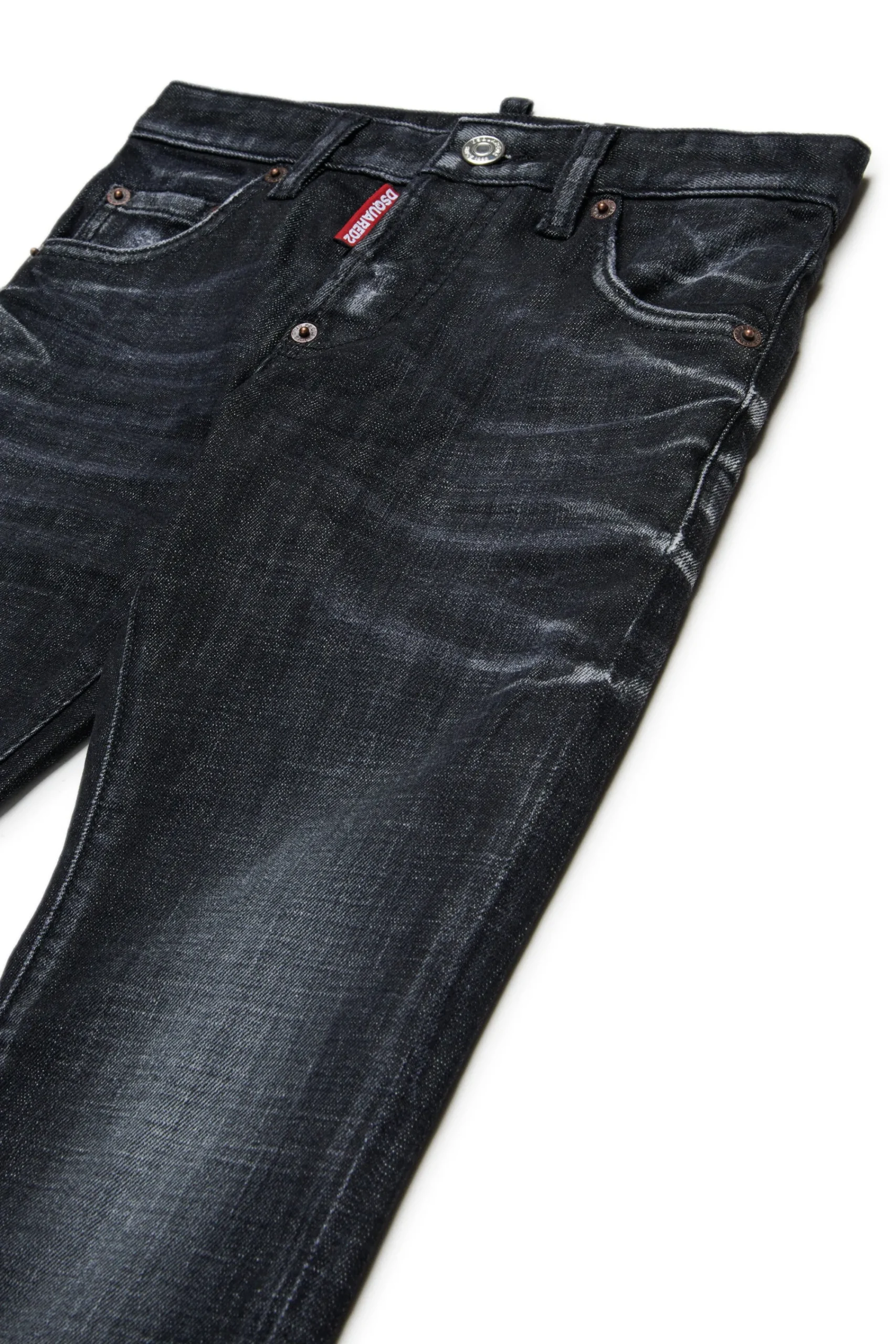 Denim-Mania | Denim-Mania>DSQUARED2 Faded black skinny jeans - Cool Guy Denim Black