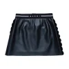 Skirts>MARNI Fake leather skirt black