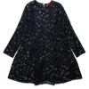 Dresses>MAX&Co. Fil coupé party dress with lurex polka dots black
