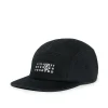 Hats And Caps | Logomania>MM6 MAISON MARGIELA Five-panel hat branded with numeric logo black