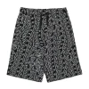 Shorts>N°21 Fleece allover Glitch shorts black