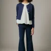 Pants | Activewear>MAX&Co. Fleece bootcut pants bluette