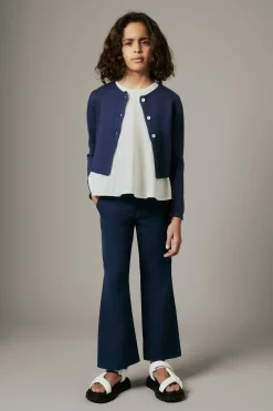 Pants | Activewear>MAX&Co. Fleece bootcut pants bluette