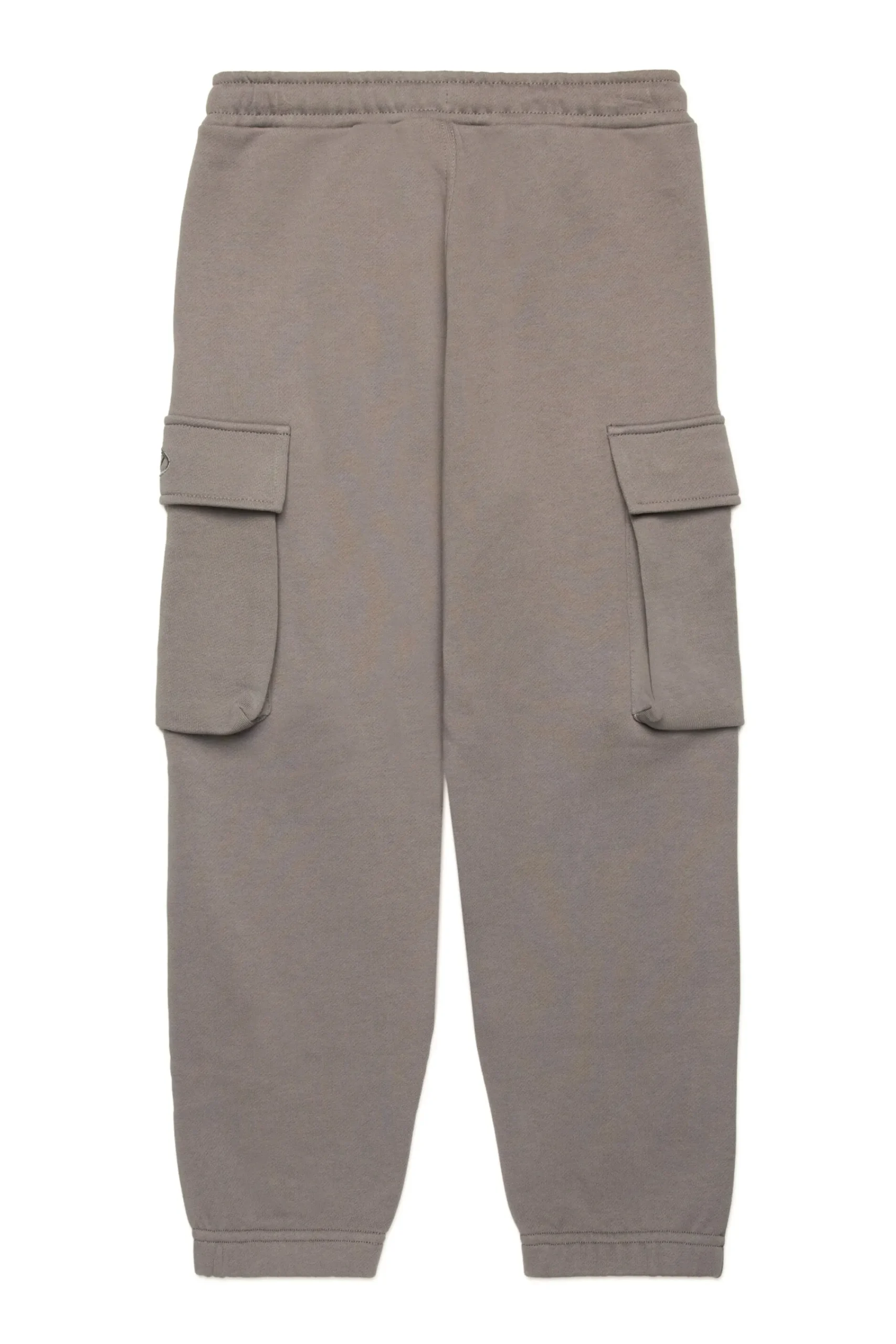 Pants>DIESEL Fleece cargo pants with Oval D logo dark grey