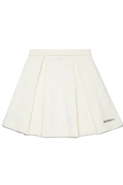 Skirts>MAX&Co. Fleece corolla skirt white