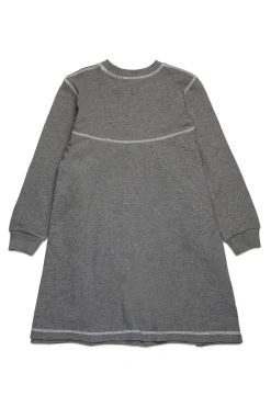 Dresses>MARNI Fleece dress with baguette logo grey melange