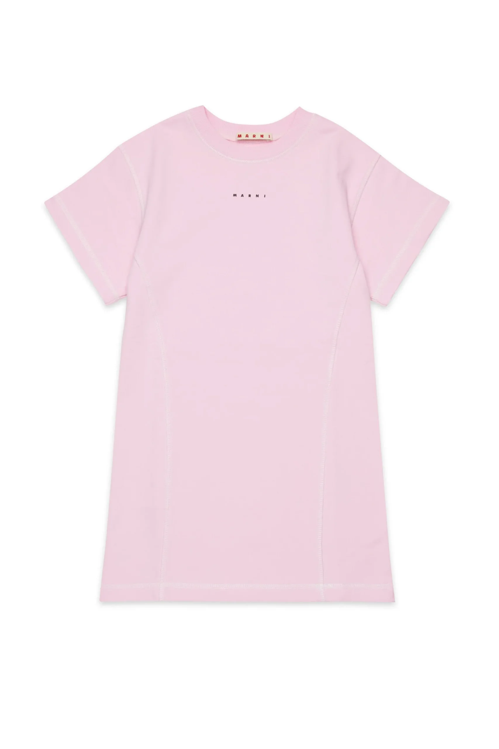 Dresses | Activewear>MARNI Fleece dress with contrasting seams light pink