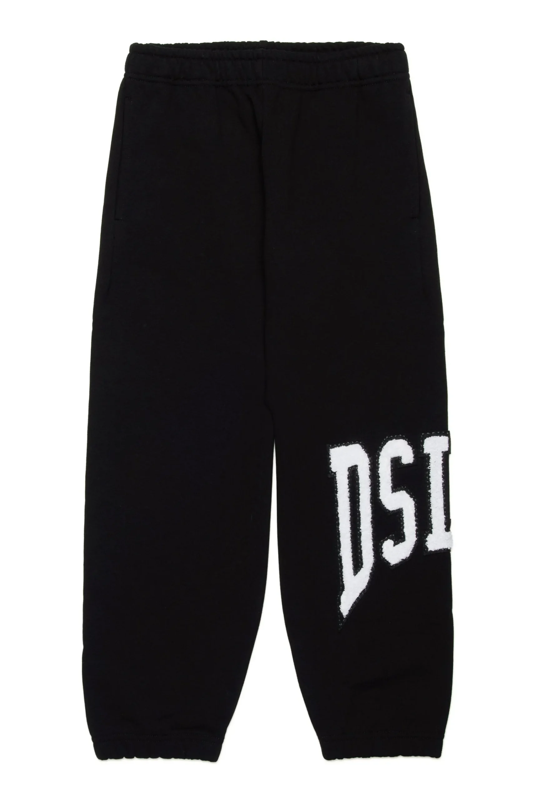 Logomania | Logomania>DIESEL Fleece jogger pants with DSL78 graphics black