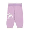 Oval D By Diesel | Oval D By Diesel>DIESEL Fleece jogger pants with Oval D logo lavender