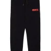 Activewear | Activewear>DIESEL Fleece jogger pants with degradé logo red