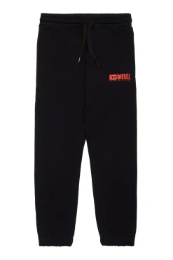 Activewear | Activewear>DIESEL Fleece jogger pants with degradé logo red