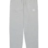 Oval D By Diesel | Oval D By Diesel>DIESEL Fleece jogger pants with Oval D logo grey melange
