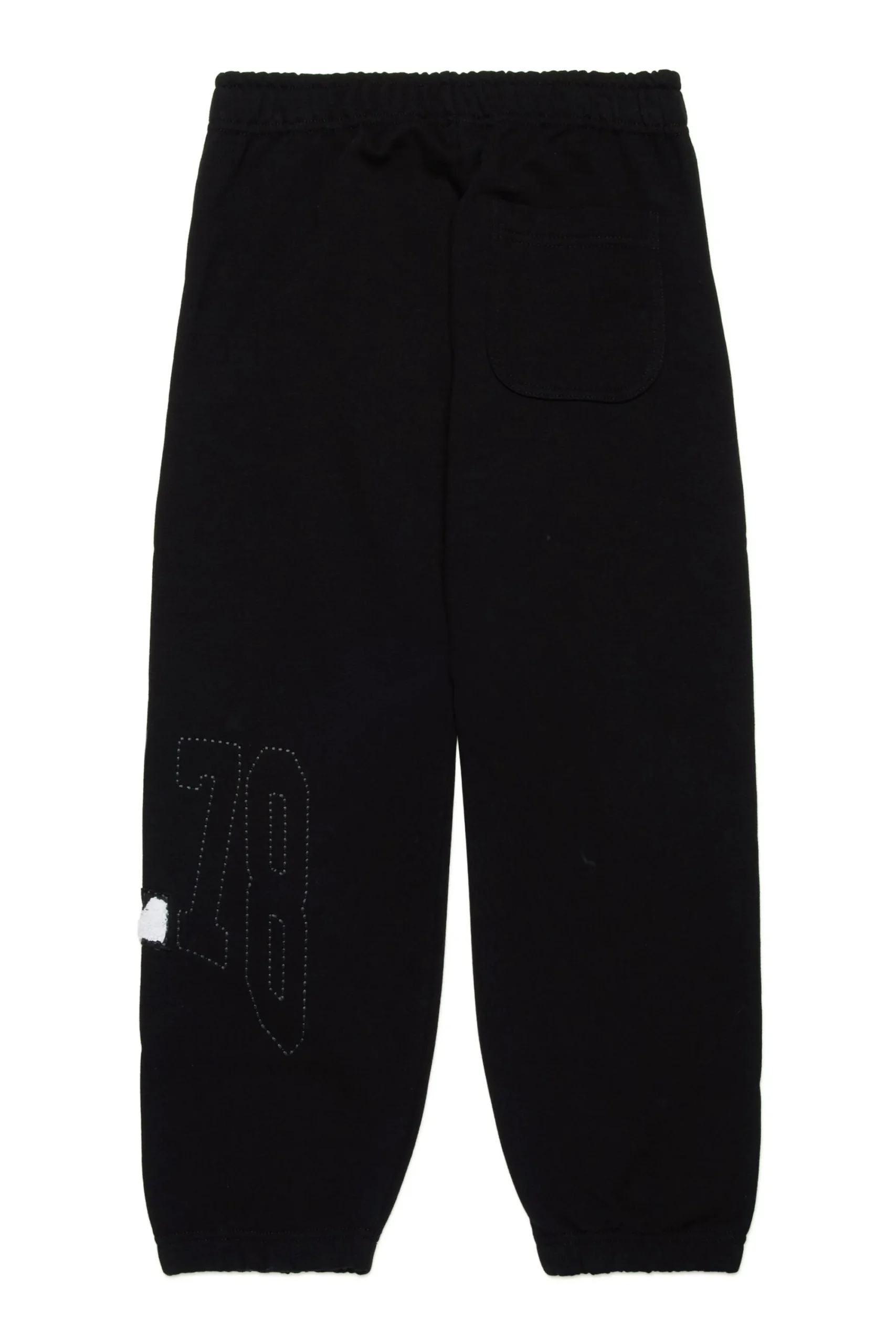 Logomania | Logomania>DIESEL Fleece jogger pants with DSL78 graphics black