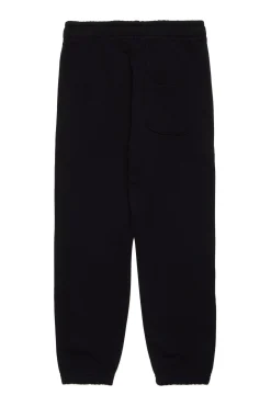 Oval D By Diesel | Oval D By Diesel>DIESEL Fleece jogger pants with Oval D logo black