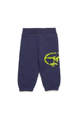 Oval D By Diesel | Oval D By Diesel>DIESEL Fleece jogger pants with Oval D logo blue peacoat