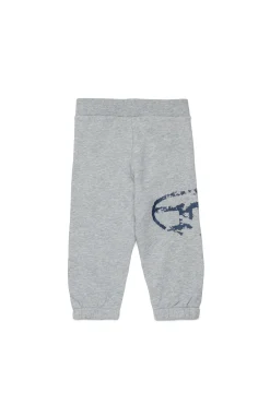 Oval D By Diesel | Oval D By Diesel>DIESEL Fleece jogger pants with Oval D logo grey melange