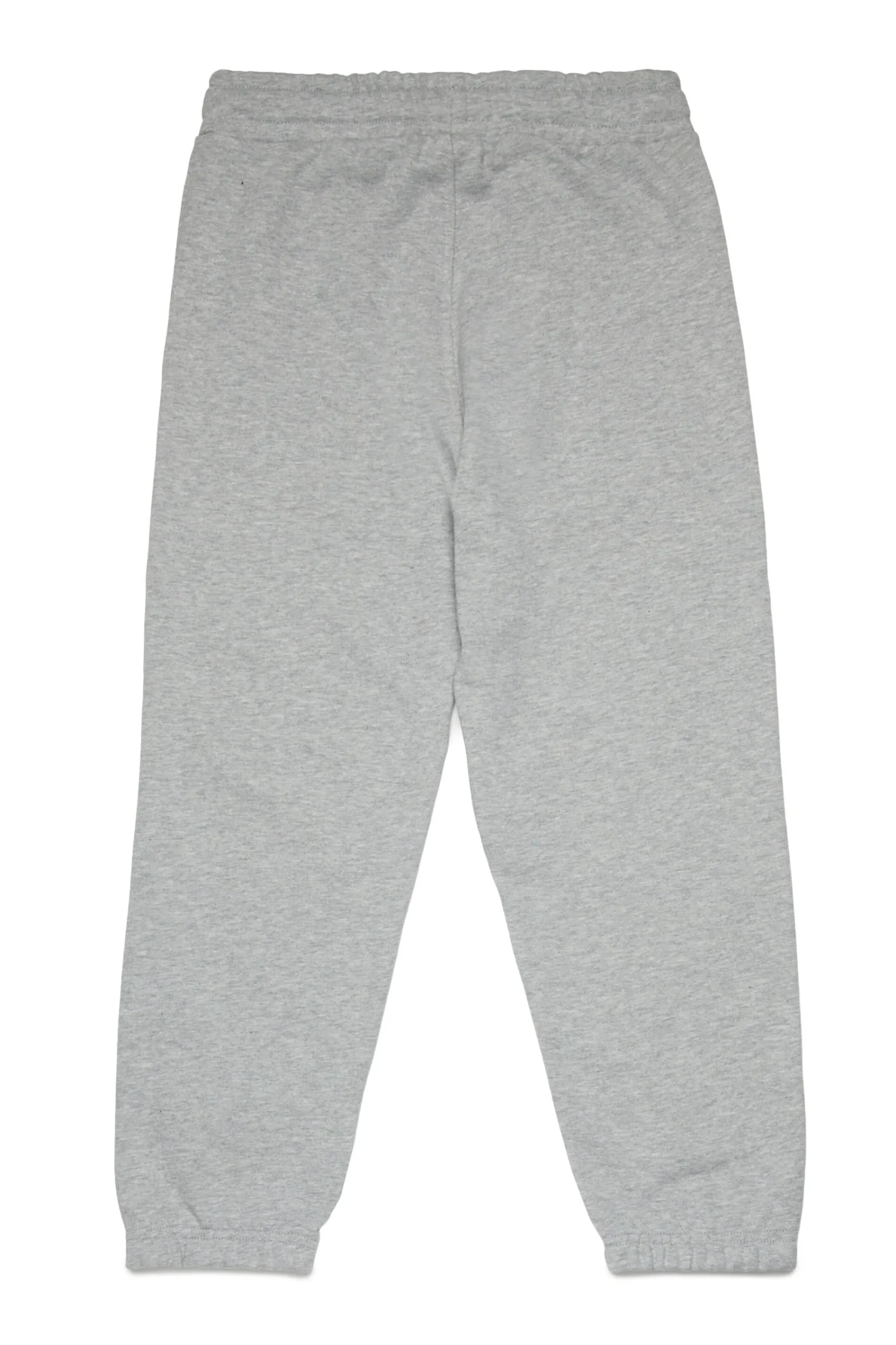 Pants | Activewear>DIESEL Fleece jogger pants with patch grey melange