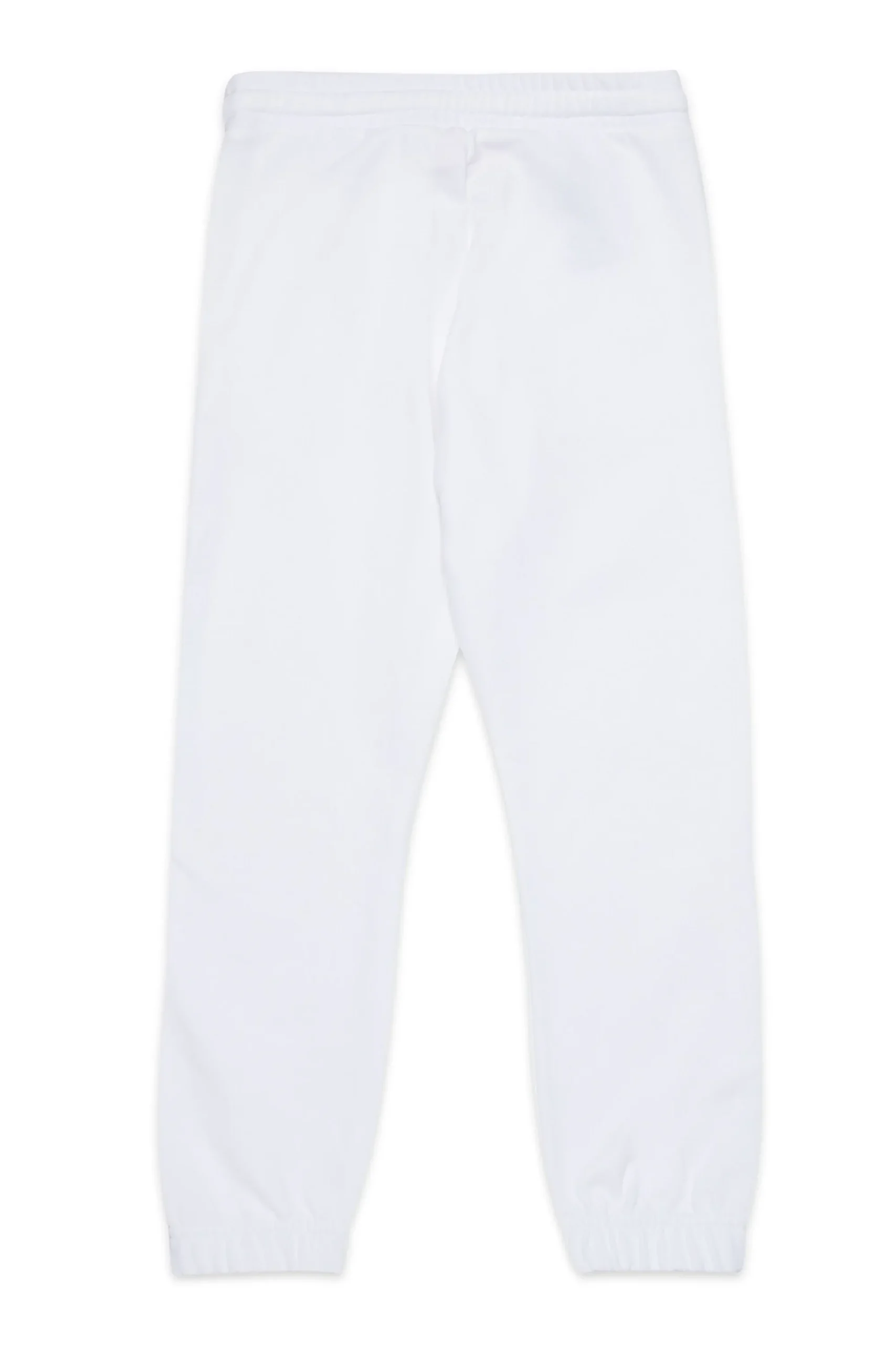Activewear | Activewear>DIESEL Fleece jogger pants with degradé logo white