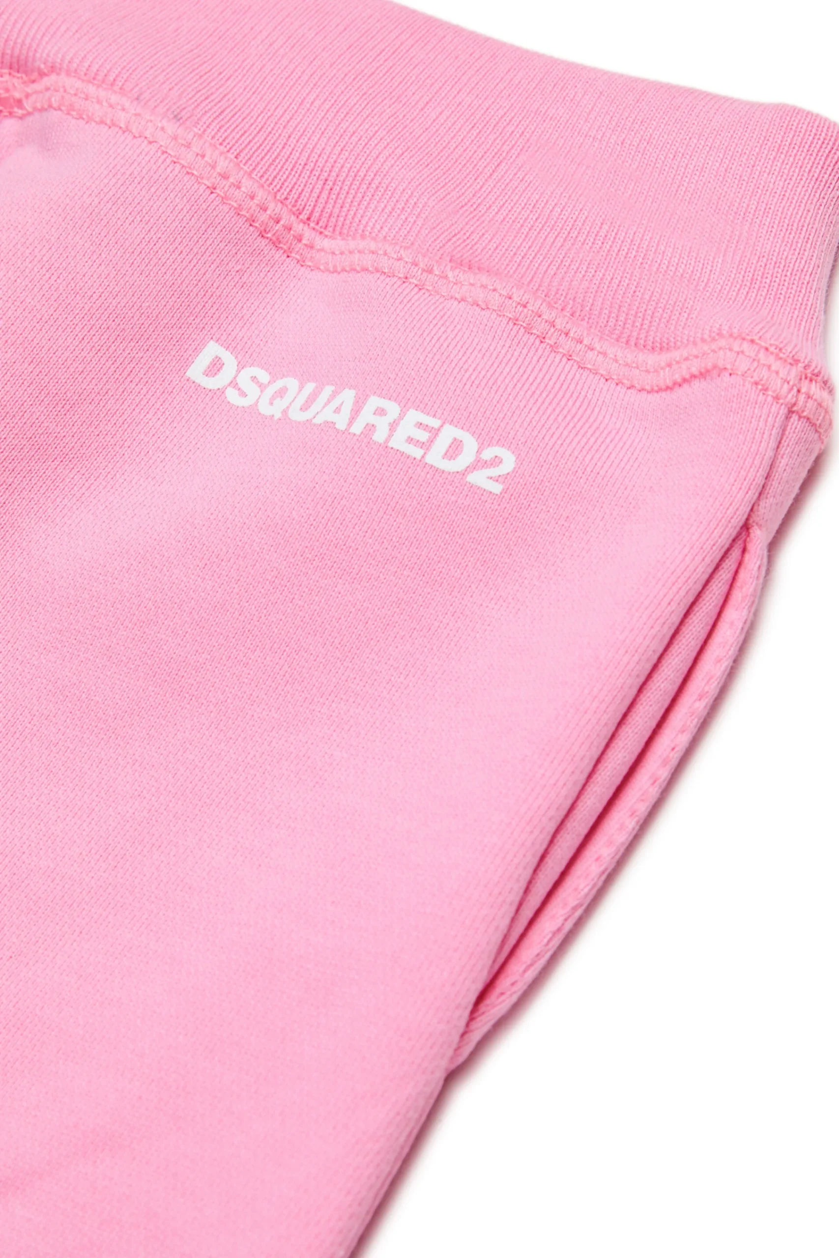 Activewear | Activewear>DSQUARED2 Fleece jogger pants with logo minnie pink