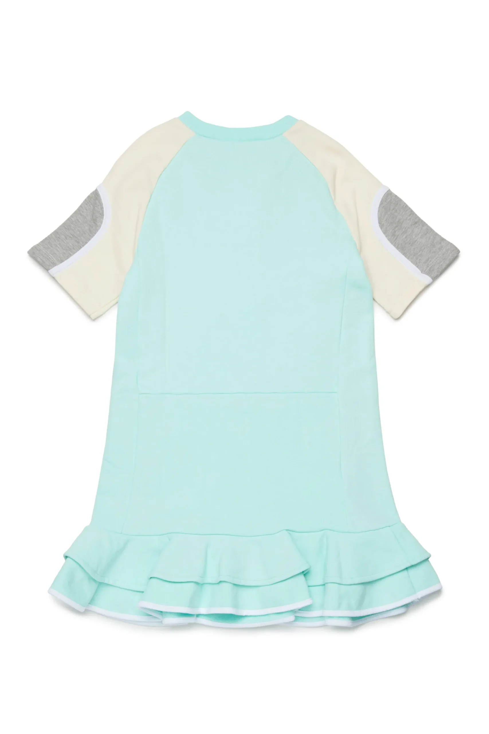 Dresses | Activewear>MARNI Fleece mini dress with colorblock details placid blue