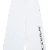 Pants | Activewear>MM6 MAISON MARGIELA Fleece pants with lettering white