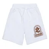 Shorts | Shorts>DSQUARED2 Fleece shorts Invicta x white