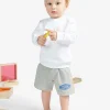 Activewear | Activewear>DIESEL Fleece shorts with colorblock inserts grey melange