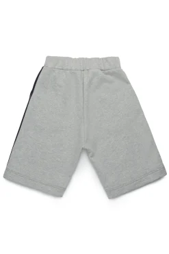 Shorts | Activewear>MARNI Fleece shorts with colorblock details blue navy
