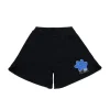 Shorts | Activewear>MM6 MAISON MARGIELA Fleece shorts with Happy Star graphics black