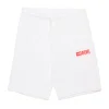 Activewear | Activewear>DIESEL Fleece shorts with logo white