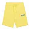 Activewear | Activewear>DIESEL Fleece shorts with logo canary yellow