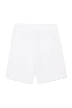 Activewear | Activewear>DIESEL Fleece shorts with logo white