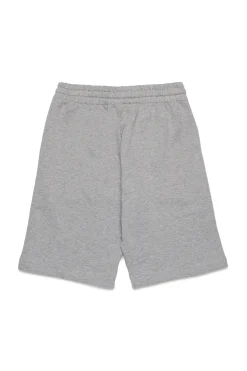 Activewear | Activewear>N°21 Fleece shorts with logo grey melange