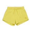 Shorts | Activewear>DIESEL Fleece shorts with Oval D logo canary yellow