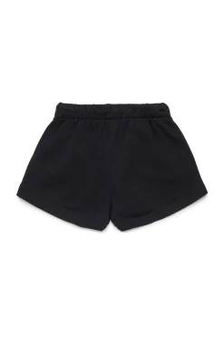 Shorts | Activewear>DIESEL Fleece shorts with Oval D logo black