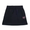 Skirts>DIESEL Fleece skirt with Heart print black