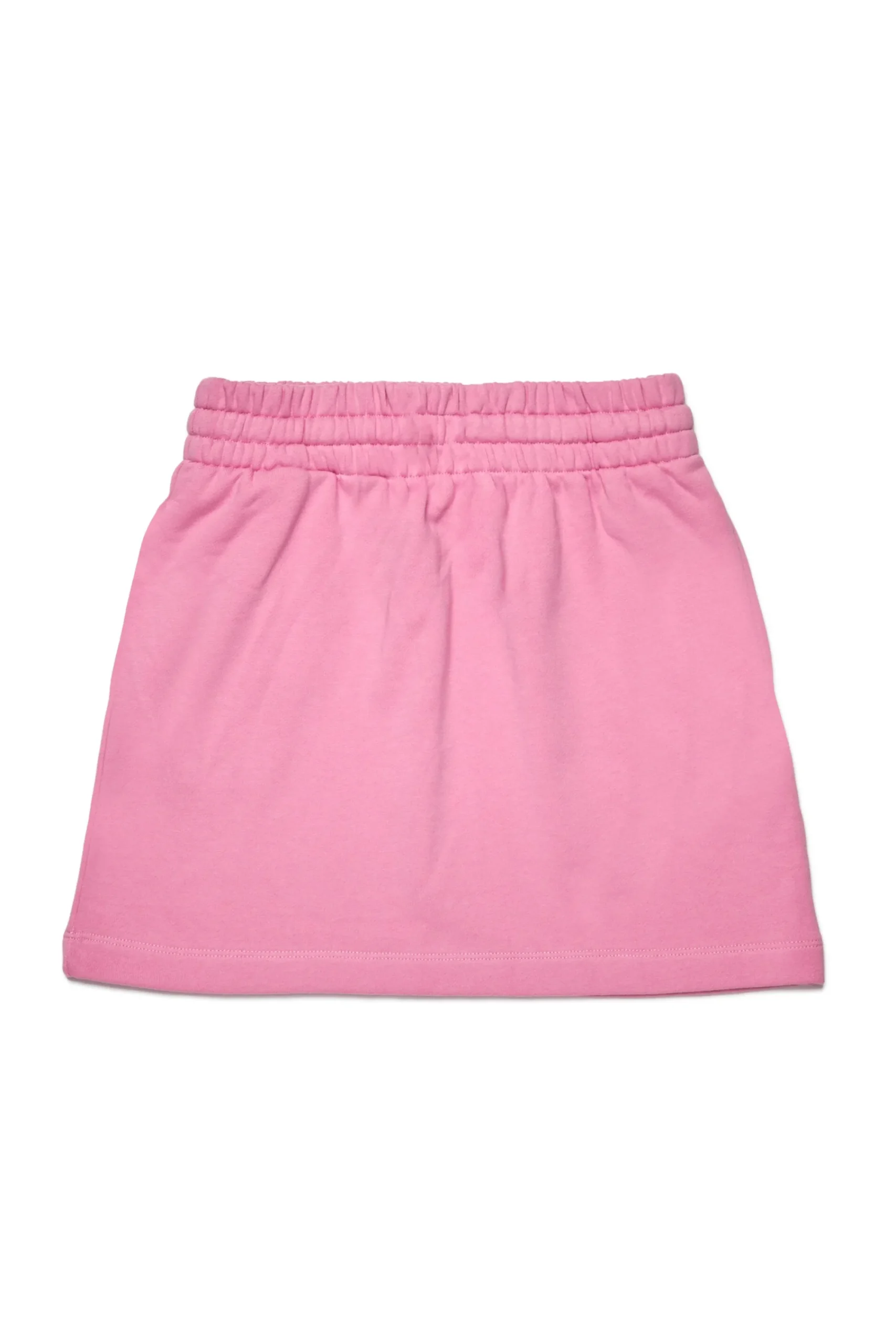 Skirts>DIESEL Fleece skirt with Heart print pink