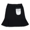 Skirts>MARNI Fleece skirt with mylar pocket black