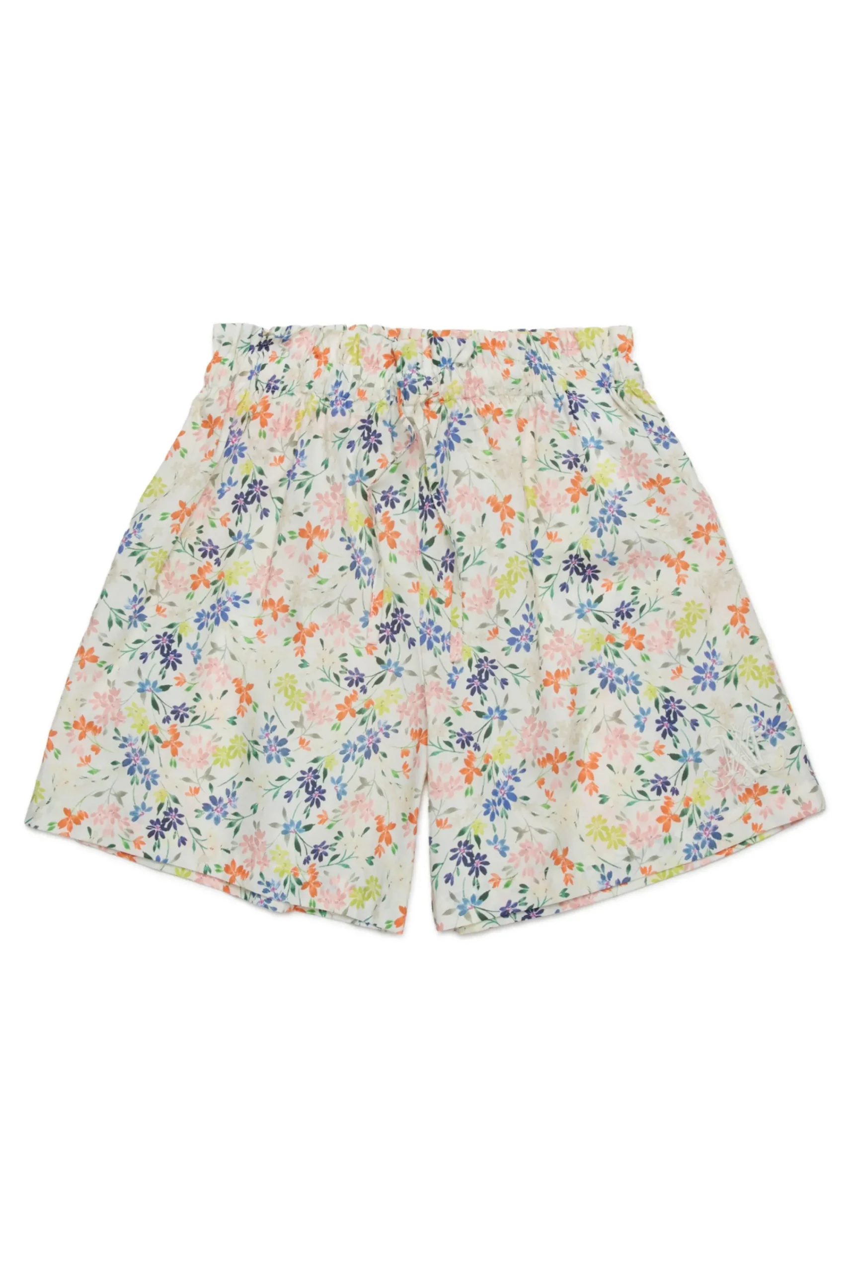 Shorts>MAX&Co. Floral allover poplin shorts antique white