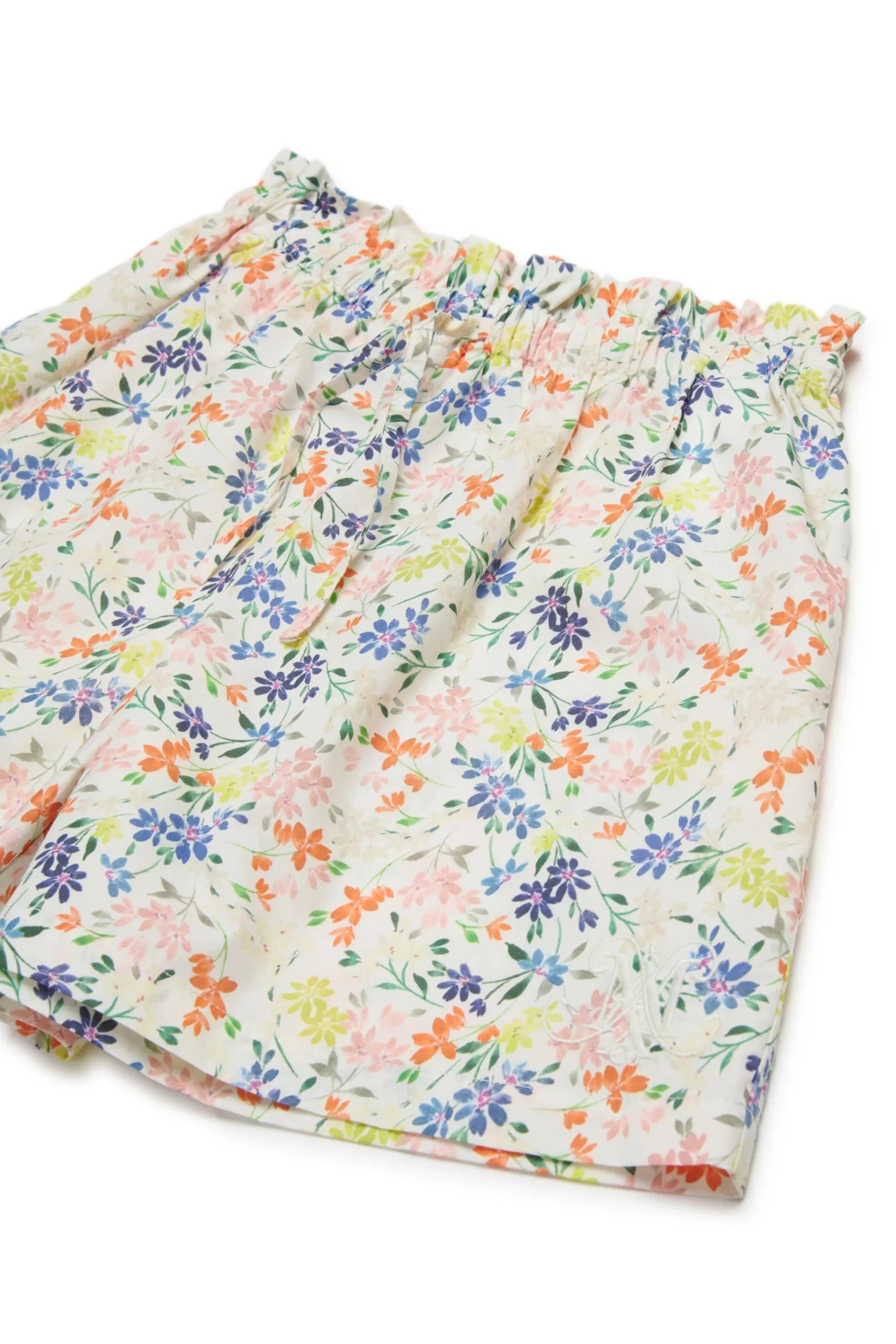 Shorts>MAX&Co. Floral allover poplin shorts antique white