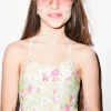 Swimwear | Swimwear>N°21 Floral one-piece swimsuit light mint green