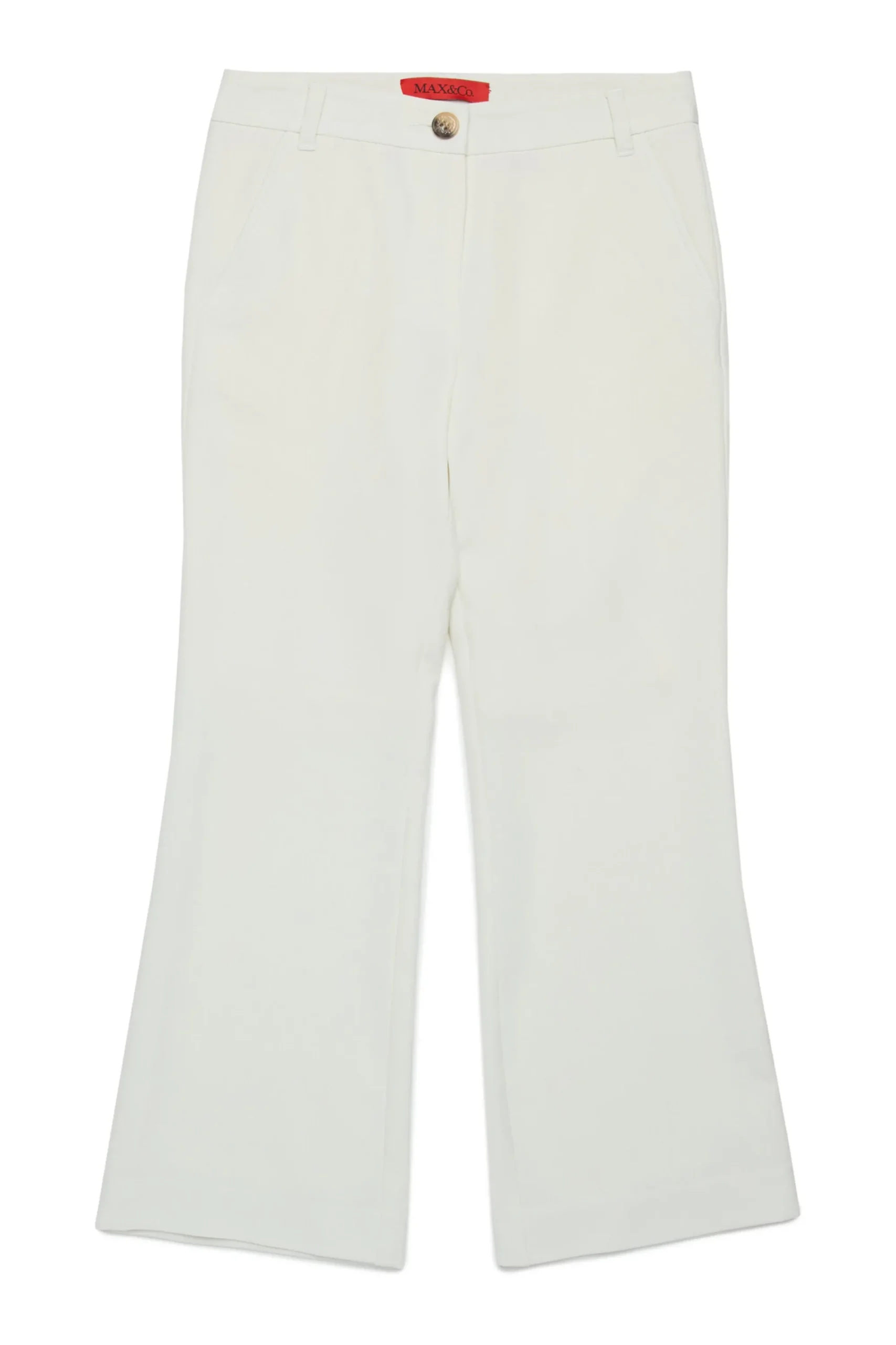 Pants>MAX&Co. Formal bootcut pants antique white