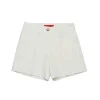 Shorts | Party Looks>MAX&Co. Formal shorts with a pleat antique white